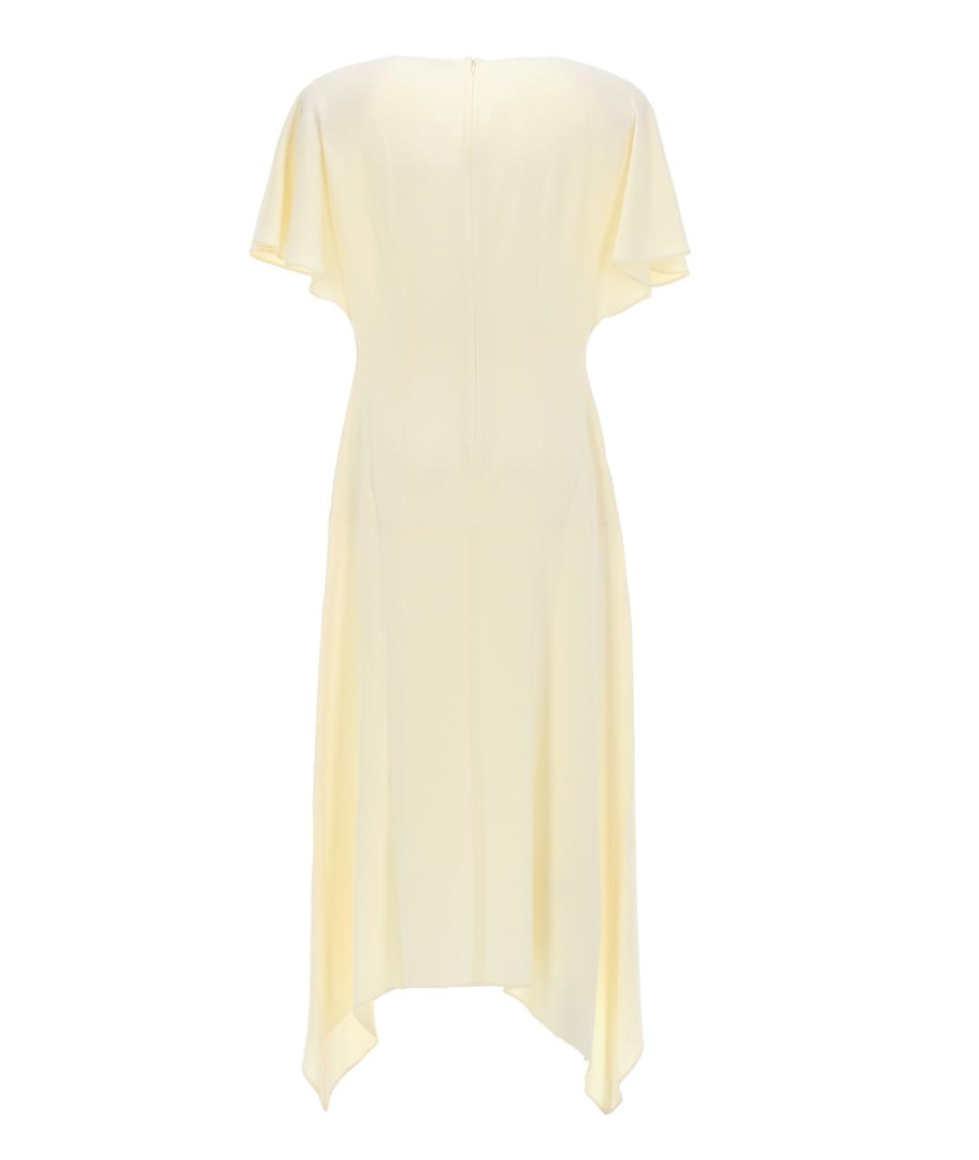 STELLA MCCARTNEY Белое ацетатное повседневное платье, фото 2