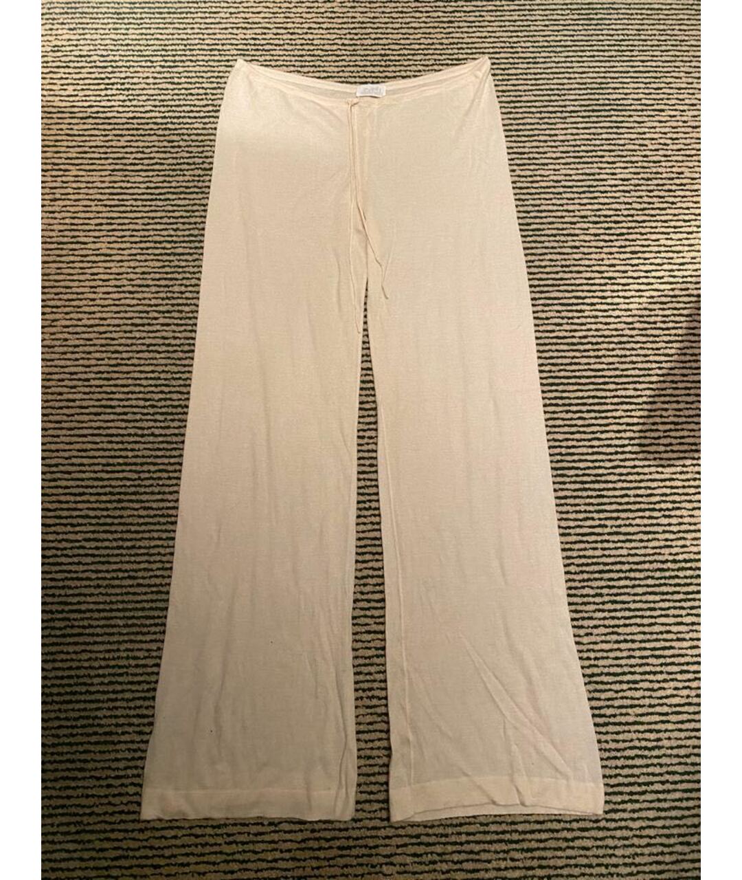 HERMES PRE-OWNED Белые прямые брюки, фото 5