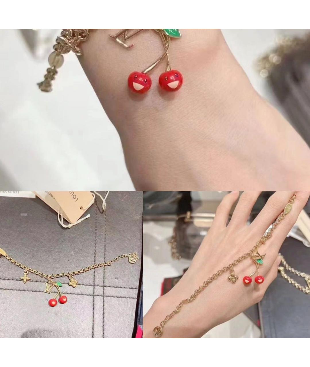 LOUIS VUITTON Золотой браслет, фото 4