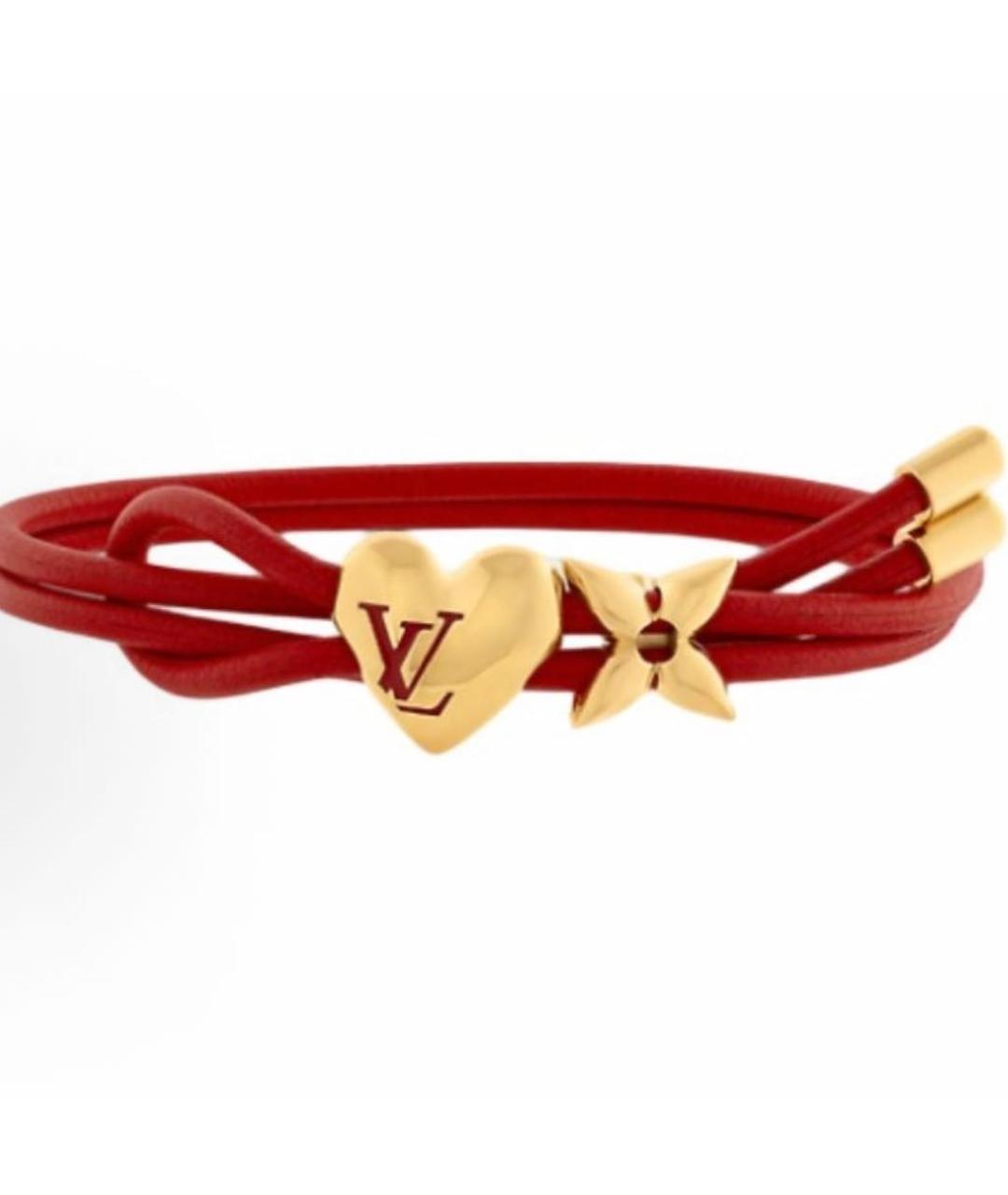 LOUIS VUITTON Красный браслет, фото 2