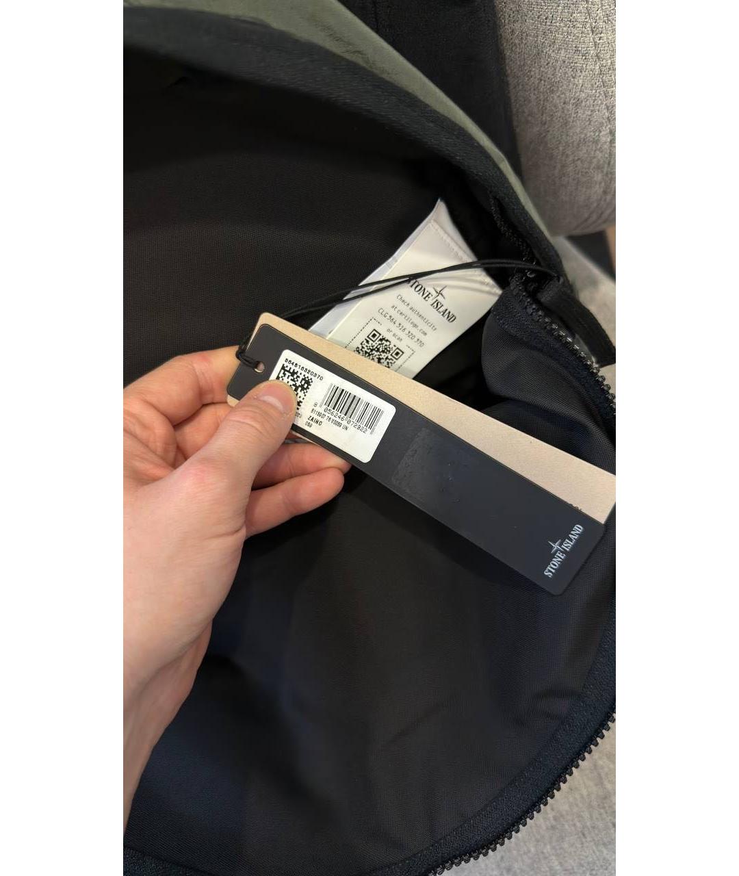 STONE ISLAND Зеленый рюкзак, фото 5