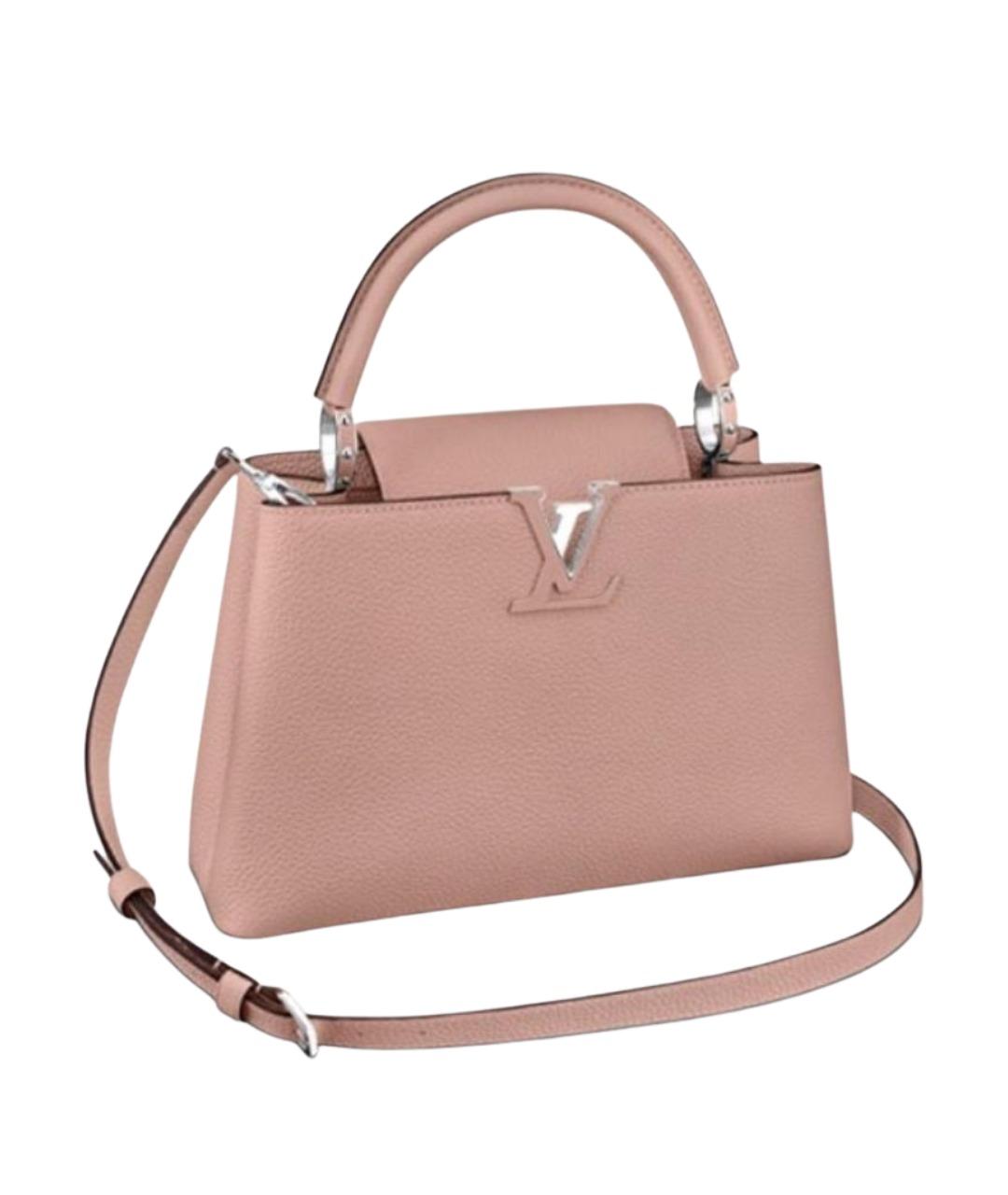 LOUIS VUITTON Розовая кожаная сумка через плечо, фото 1