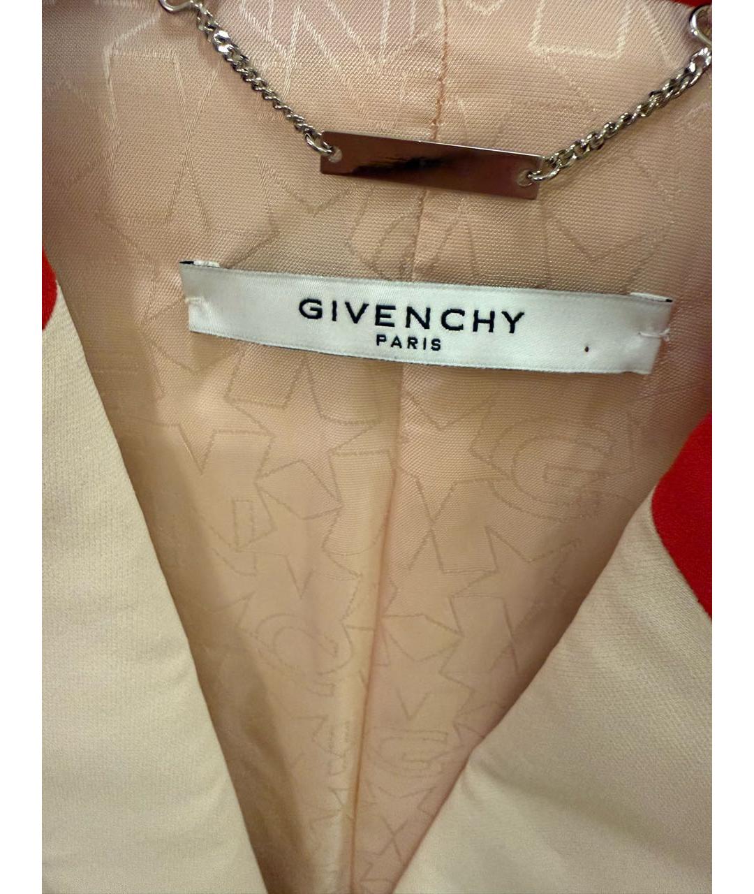 GIVENCHY Бежевый шерстяной жакет/пиджак, фото 3