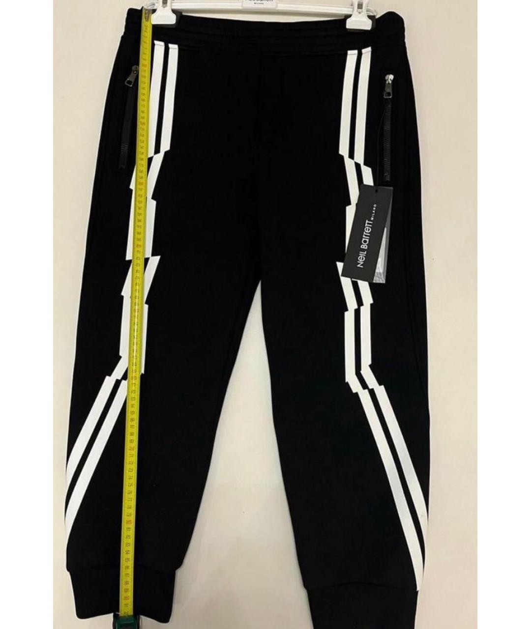 BARRETT Черные полиамидовые повседневные брюки, фото 7