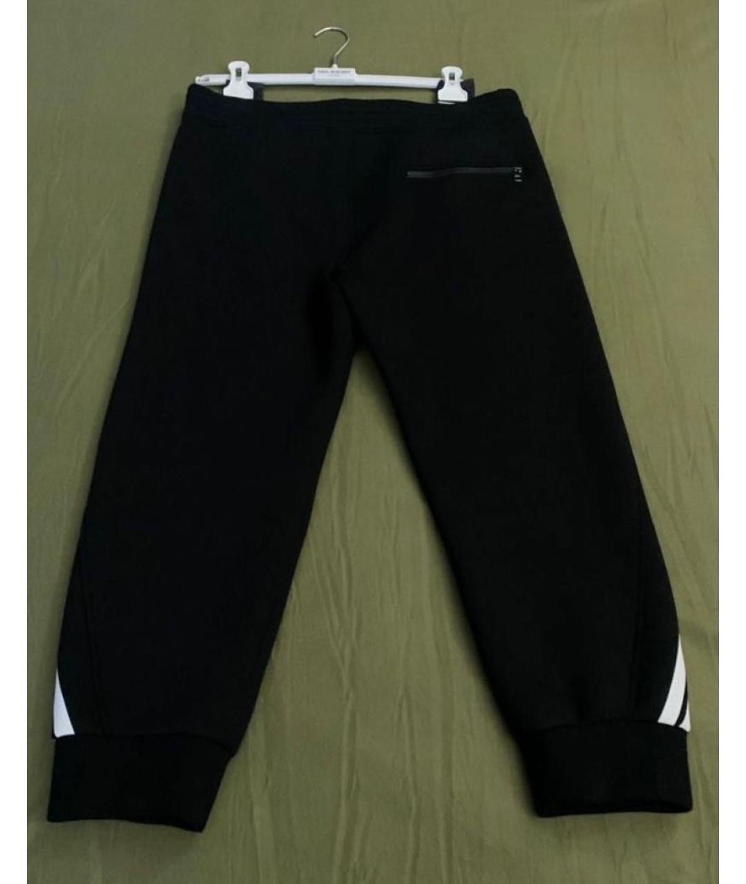 BARRETT Черные полиамидовые повседневные брюки, фото 2