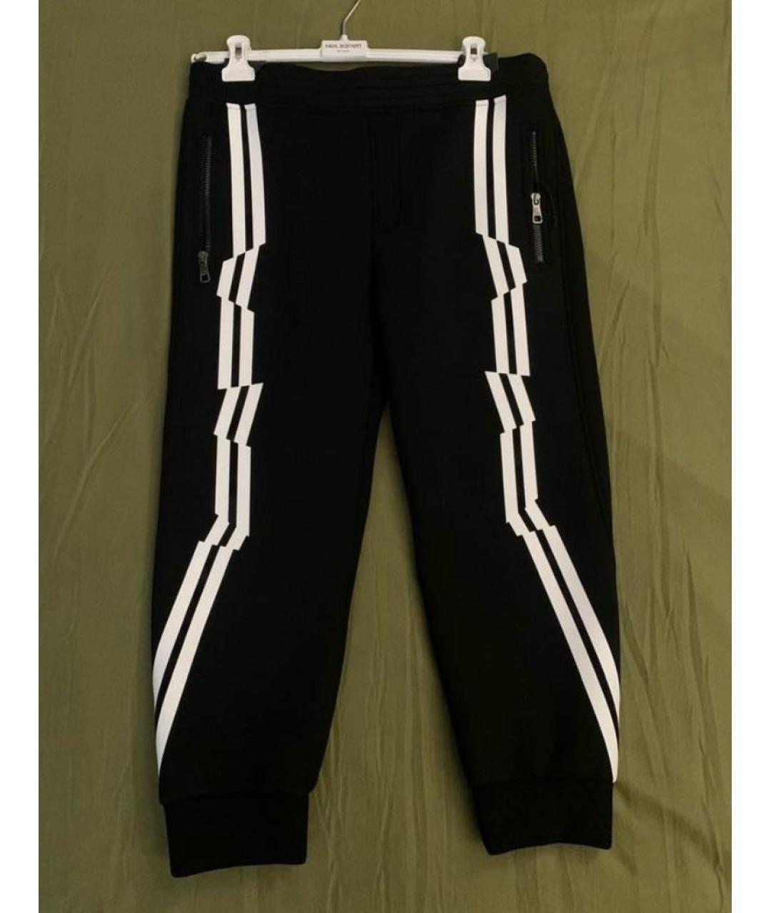 BARRETT Черные полиамидовые повседневные брюки, фото 9