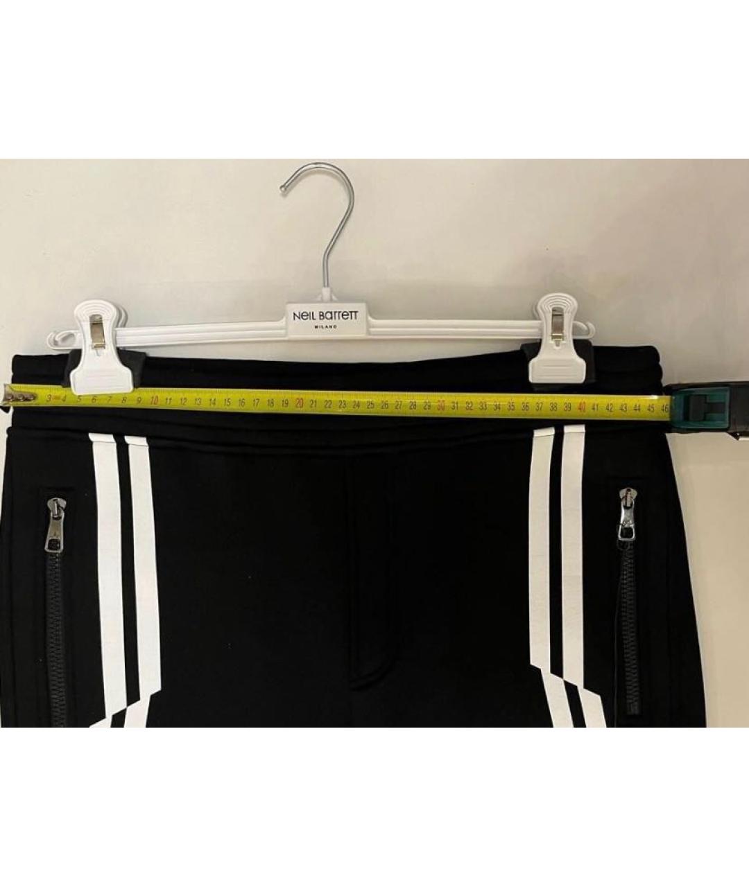 BARRETT Черные полиамидовые повседневные брюки, фото 6