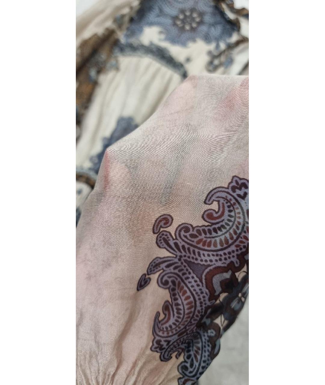 LIU JO Мульти шелковое повседневное платье, фото 7