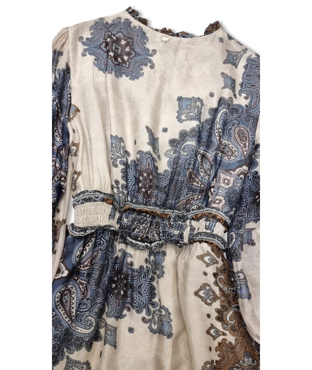 LIU JO Мульти шелковое повседневное платье, фото 6