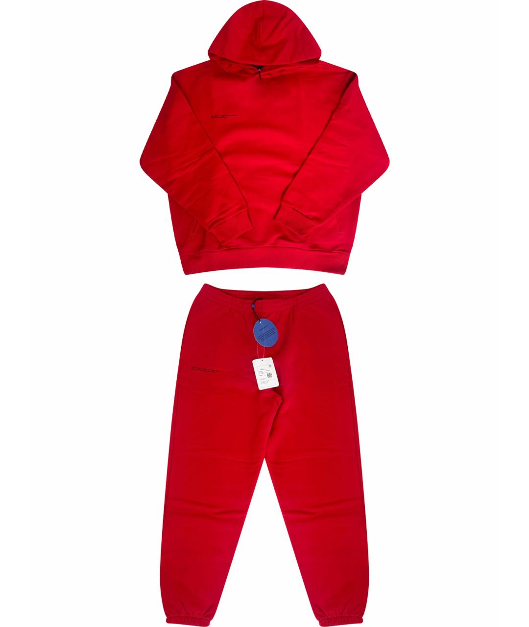 THE PANGAIA Красный хлопковый костюм с брюками, фото 1