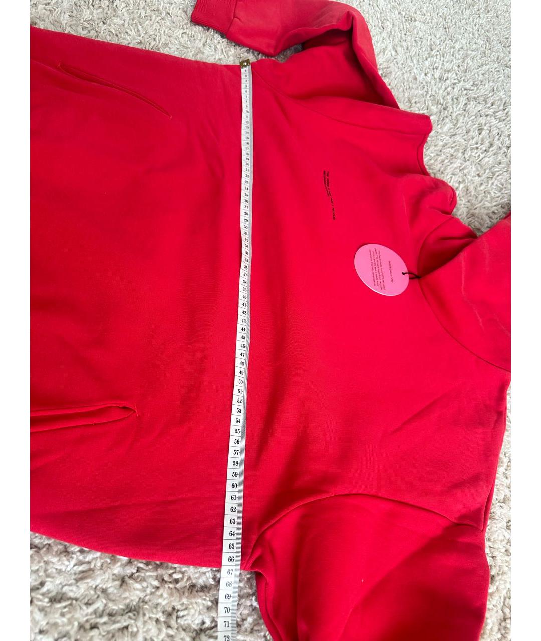 THE PANGAIA Красный хлопковый костюм с брюками, фото 6