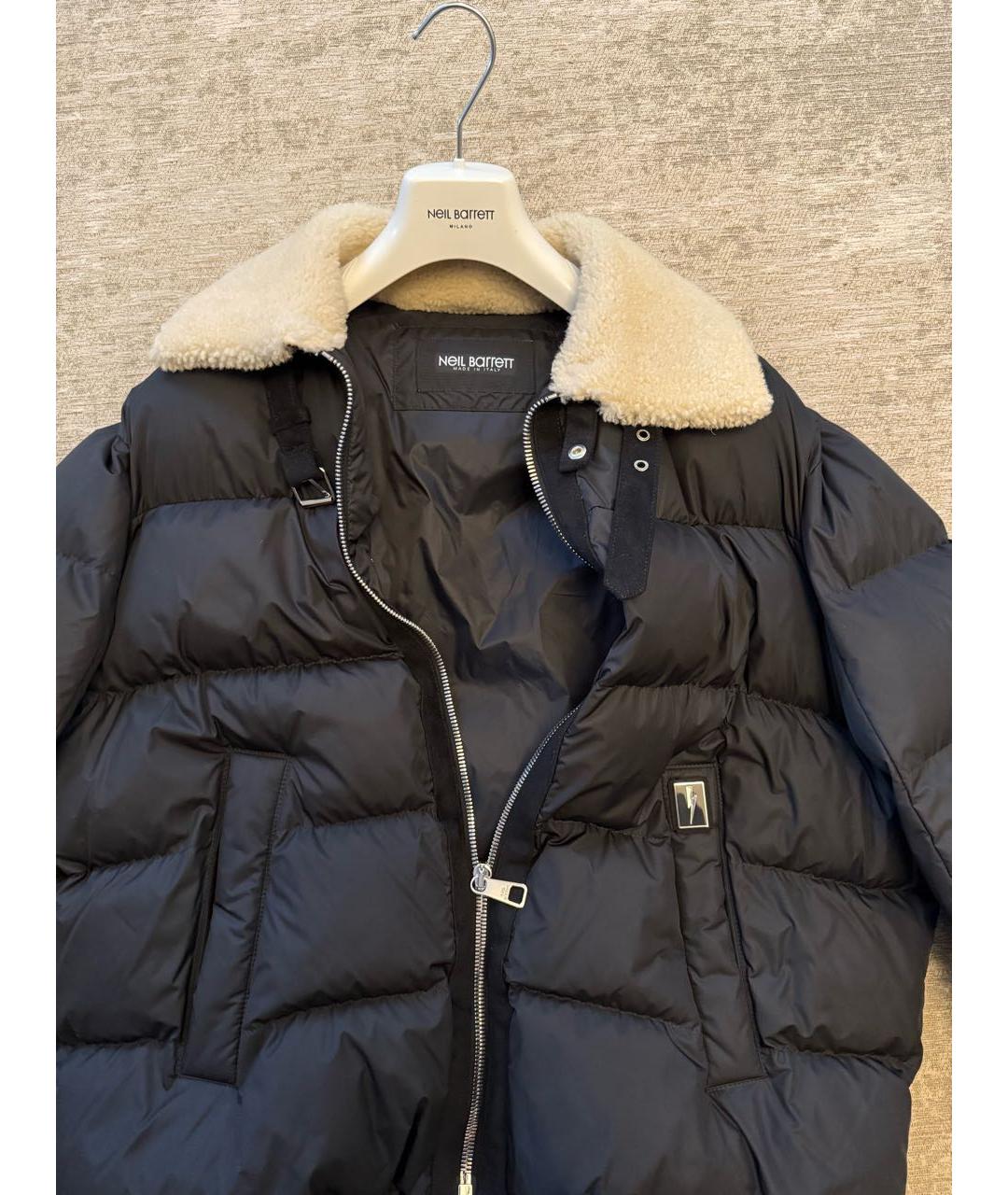 BARRETT Черная полиэстеровая куртка, фото 3