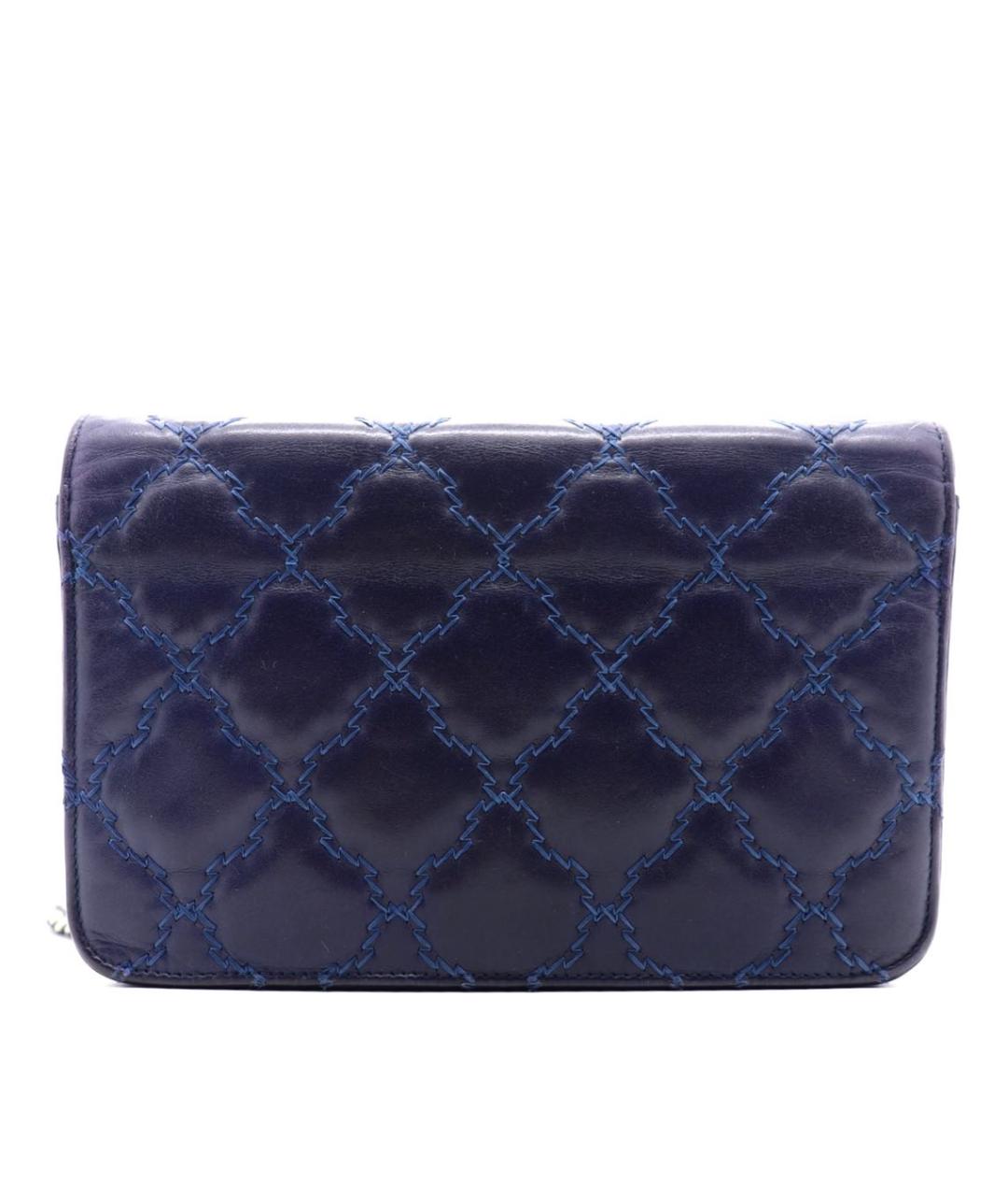 CHANEL Фиолетовая кожаная сумка через плечо, фото 3