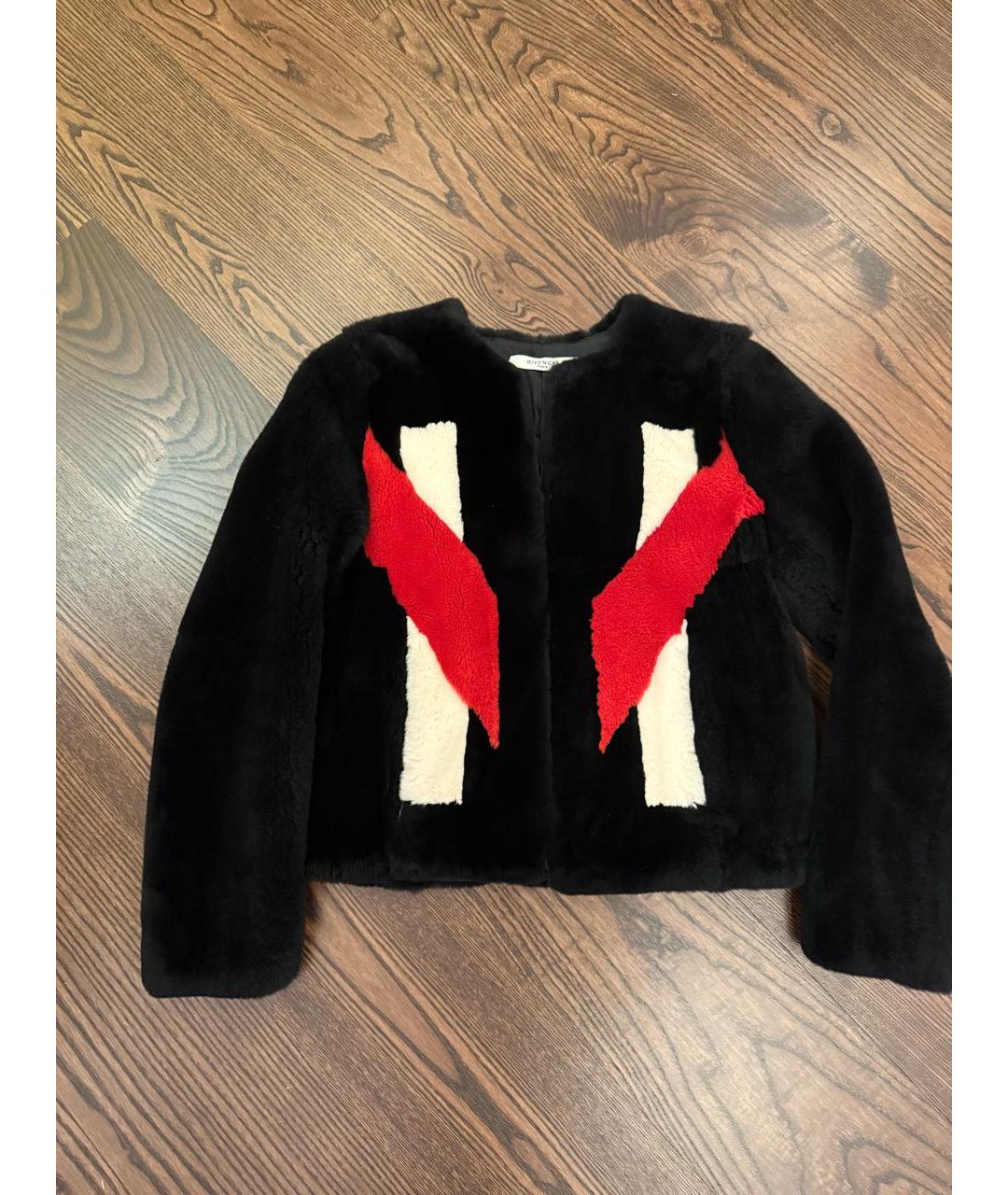 GIVENCHY Черная меховая шуба, фото 8