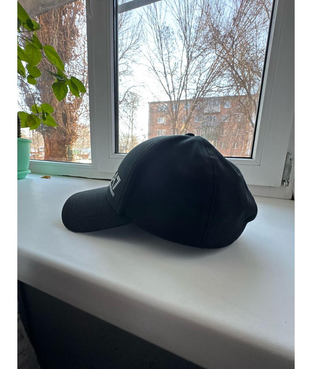 EMPORIO ARMANI Черная синтетическая кепка/бейсболка, фото 3