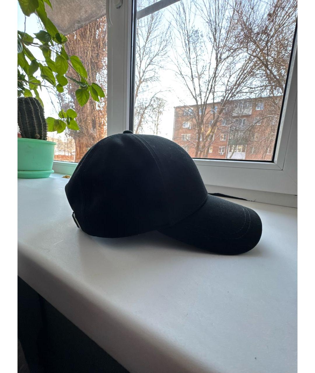 EMPORIO ARMANI Черная синтетическая кепка/бейсболка, фото 2