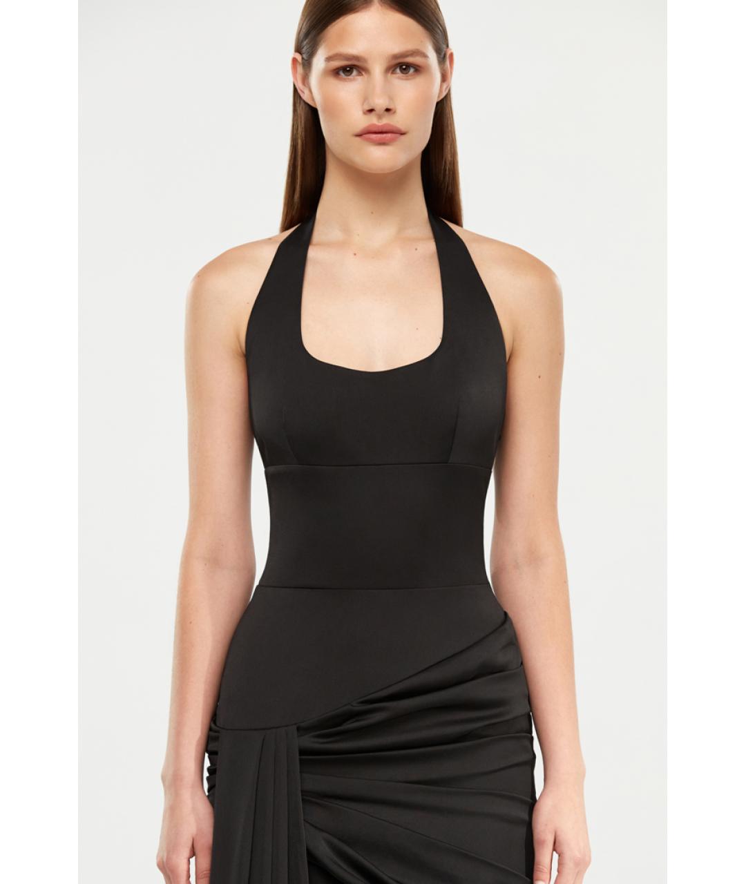 RASARIO Черное полиэстеровое вечернее платье, фото 5