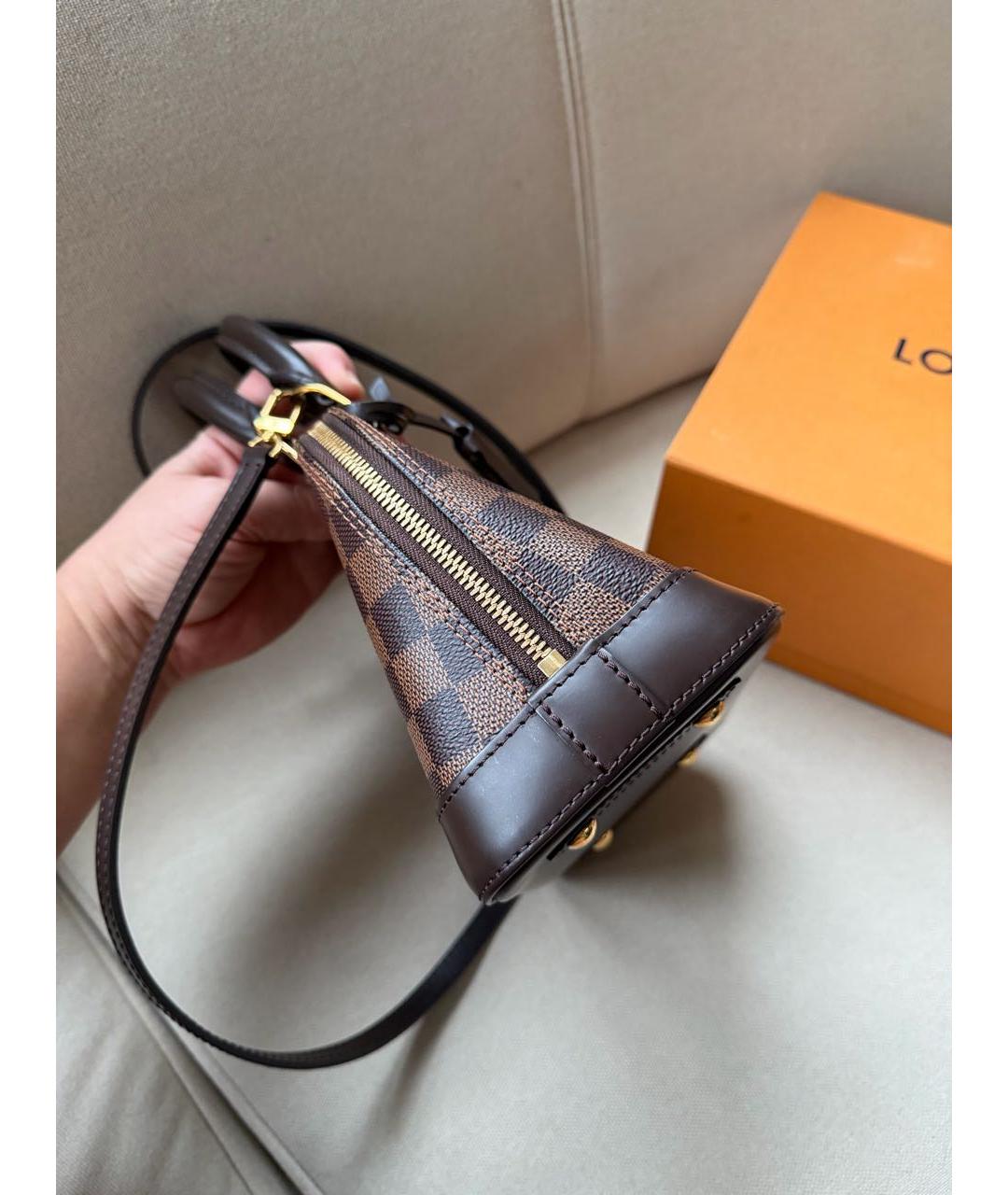 LOUIS VUITTON Коричневая сумка через плечо, фото 6