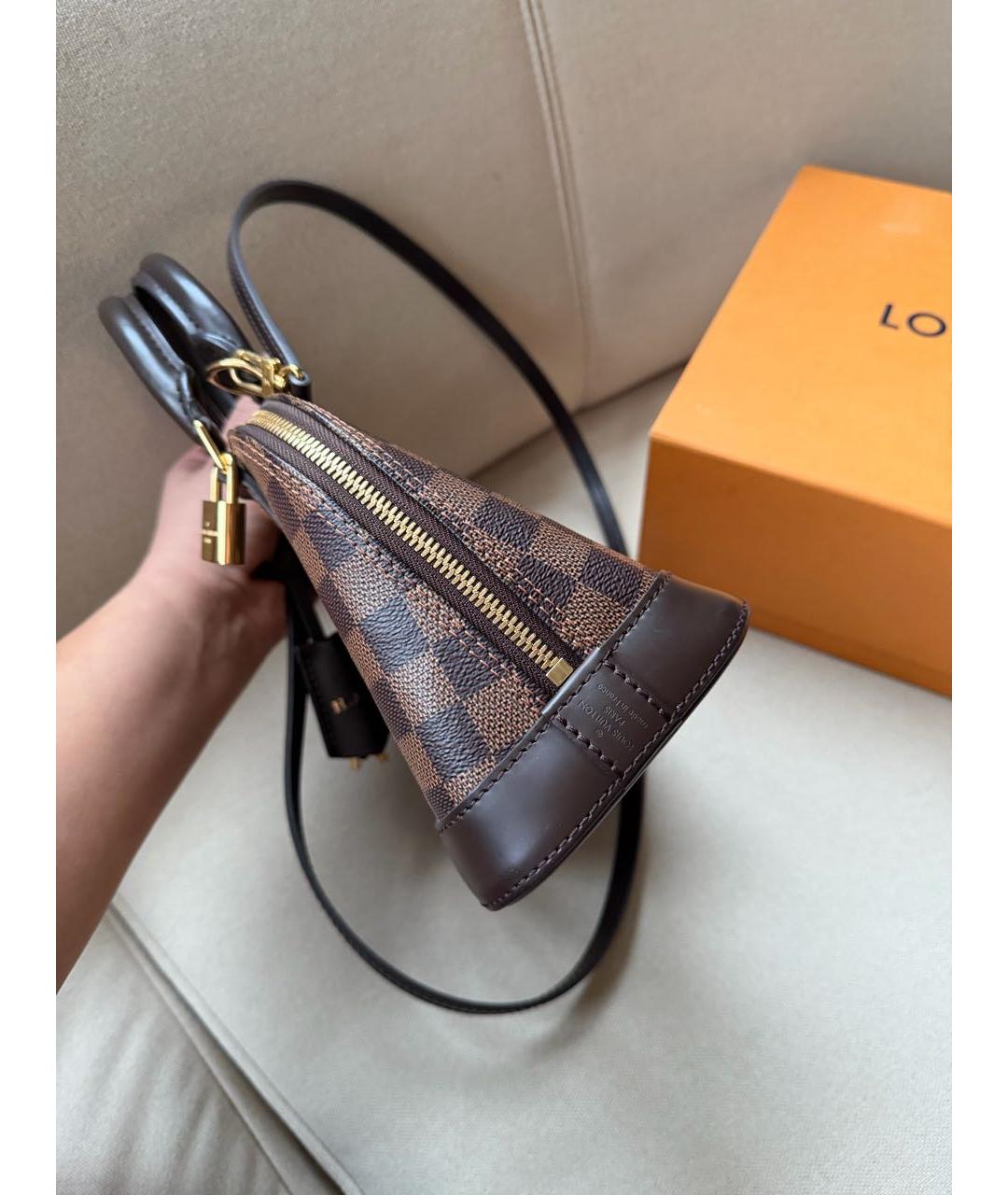 LOUIS VUITTON Коричневая сумка через плечо, фото 7