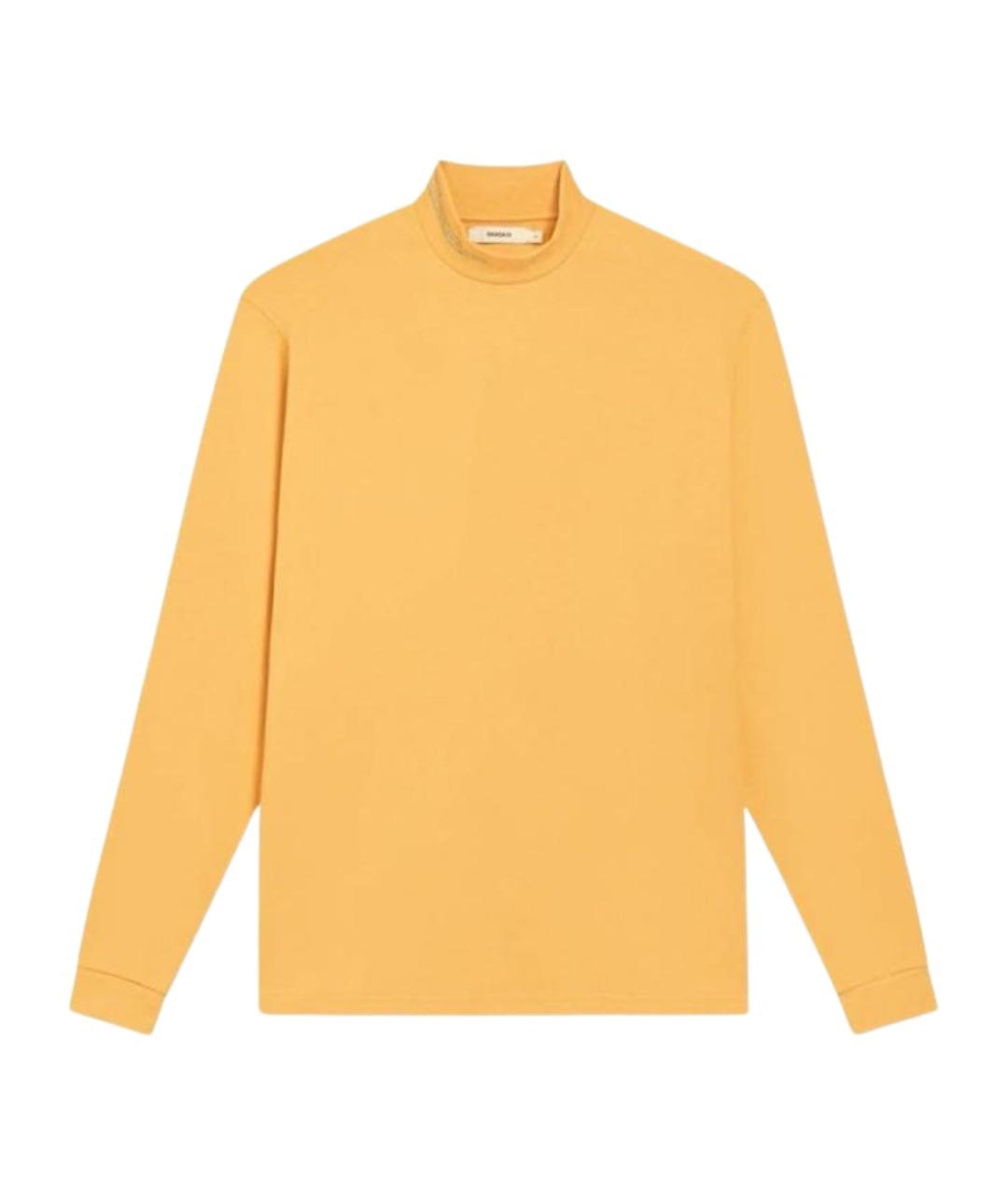 THE PANGAIA Горчичный хлопковый джемпер / свитер, фото 1