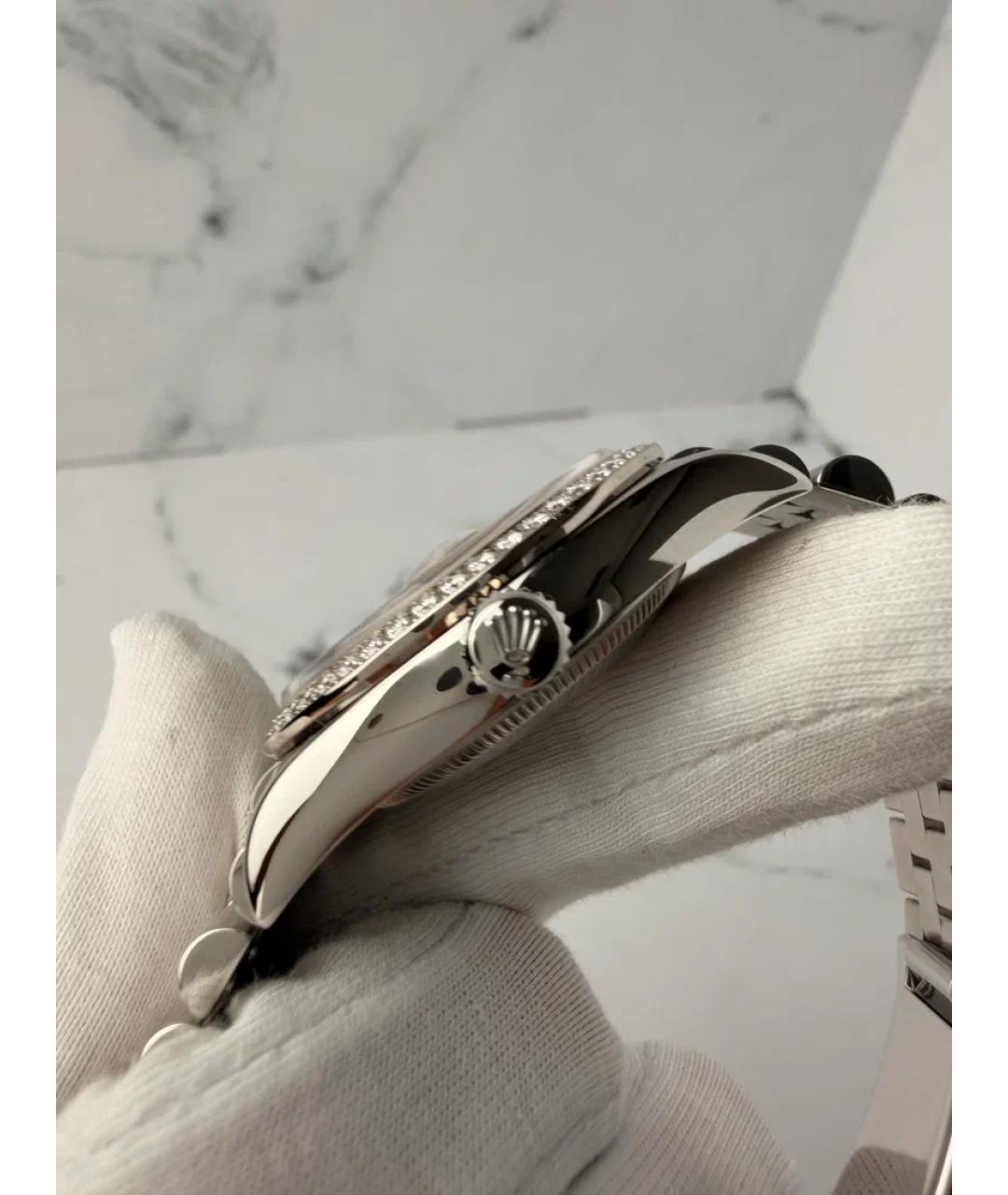 ROLEX Зеленые часы из белого золота, фото 3