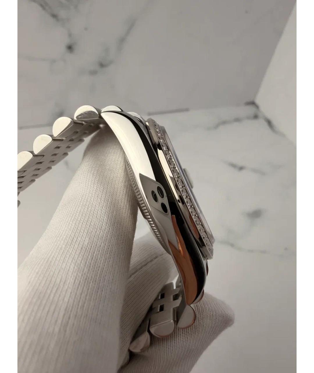 ROLEX Зеленые часы из белого золота, фото 4