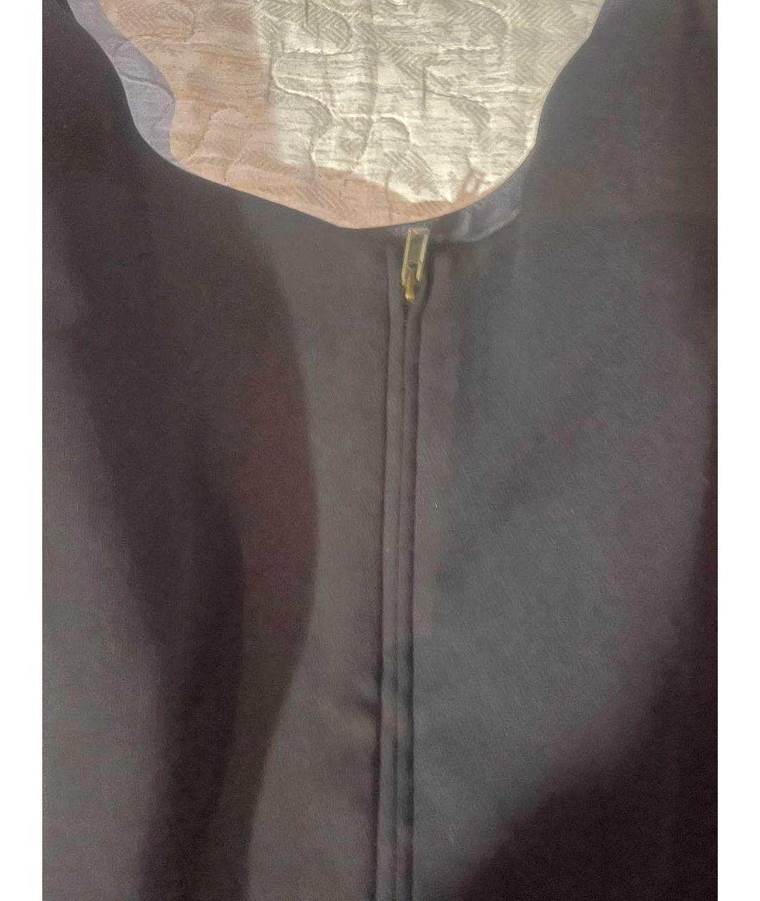 MIU MIU Черное хлопковое коктейльное платье, фото 3