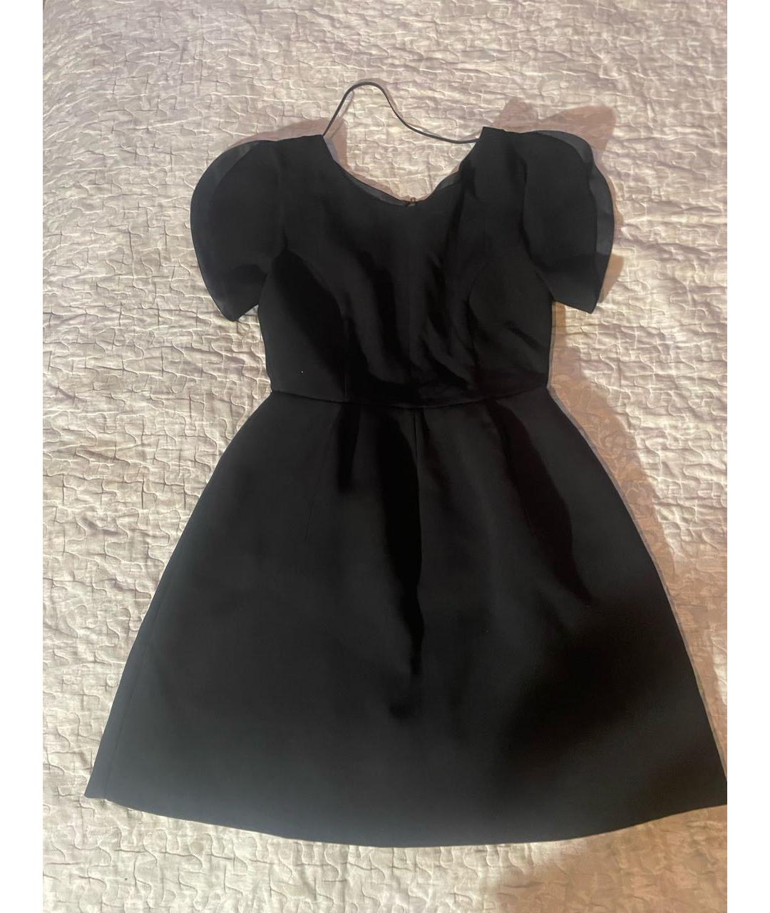 MIU MIU Черное хлопковое коктейльное платье, фото 6