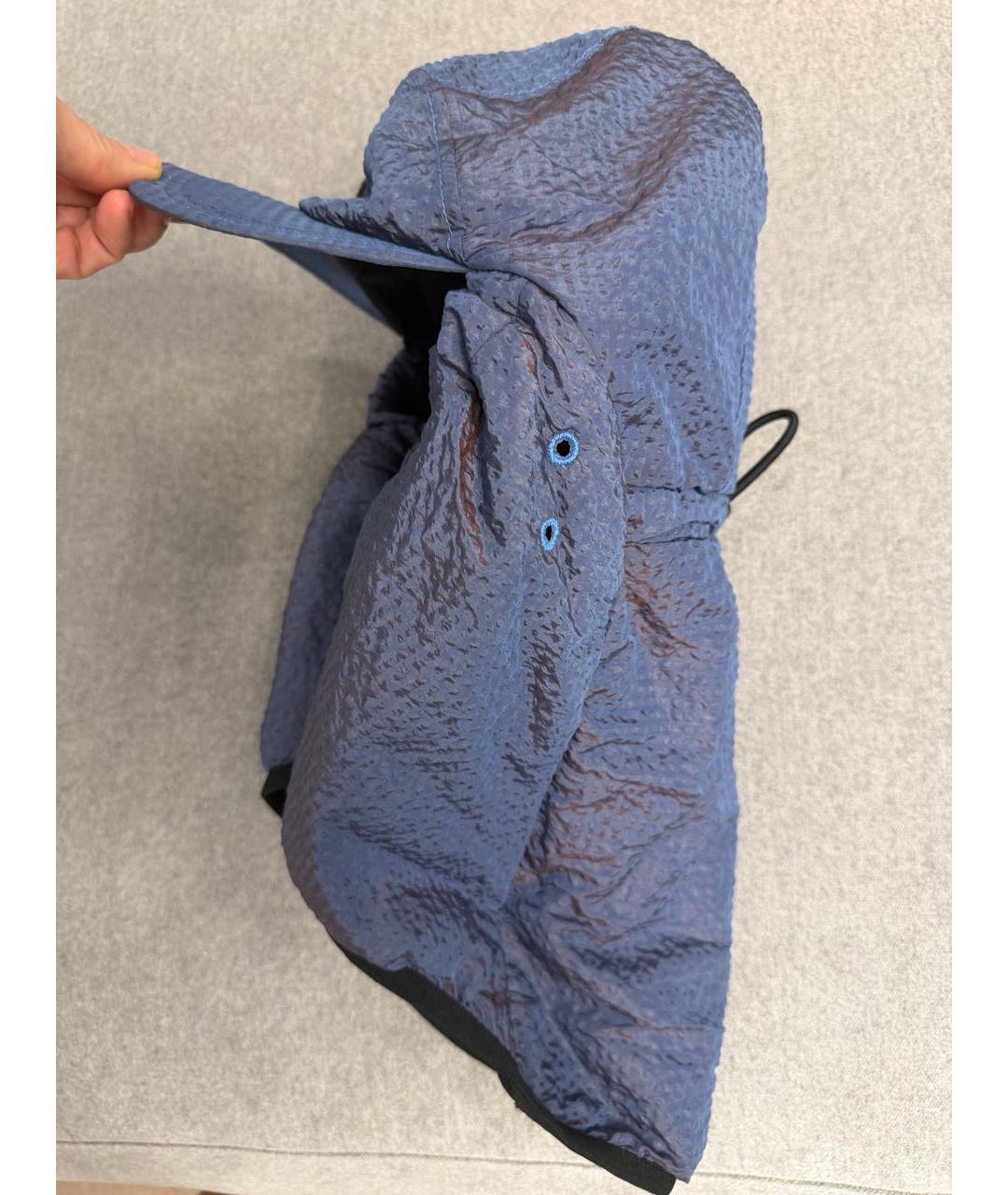 STONE ISLAND Фиолетовая синтетическая кепка/бейсболка, фото 4