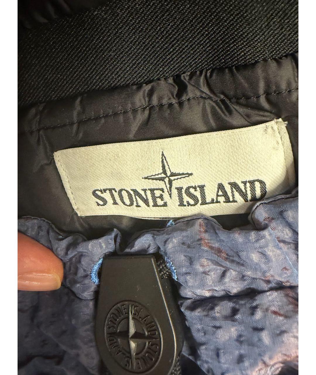STONE ISLAND Фиолетовая синтетическая кепка/бейсболка, фото 2