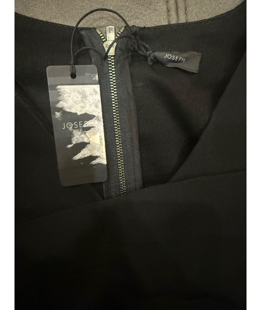 JOSEPH Черное ацетатное платье, фото 3
