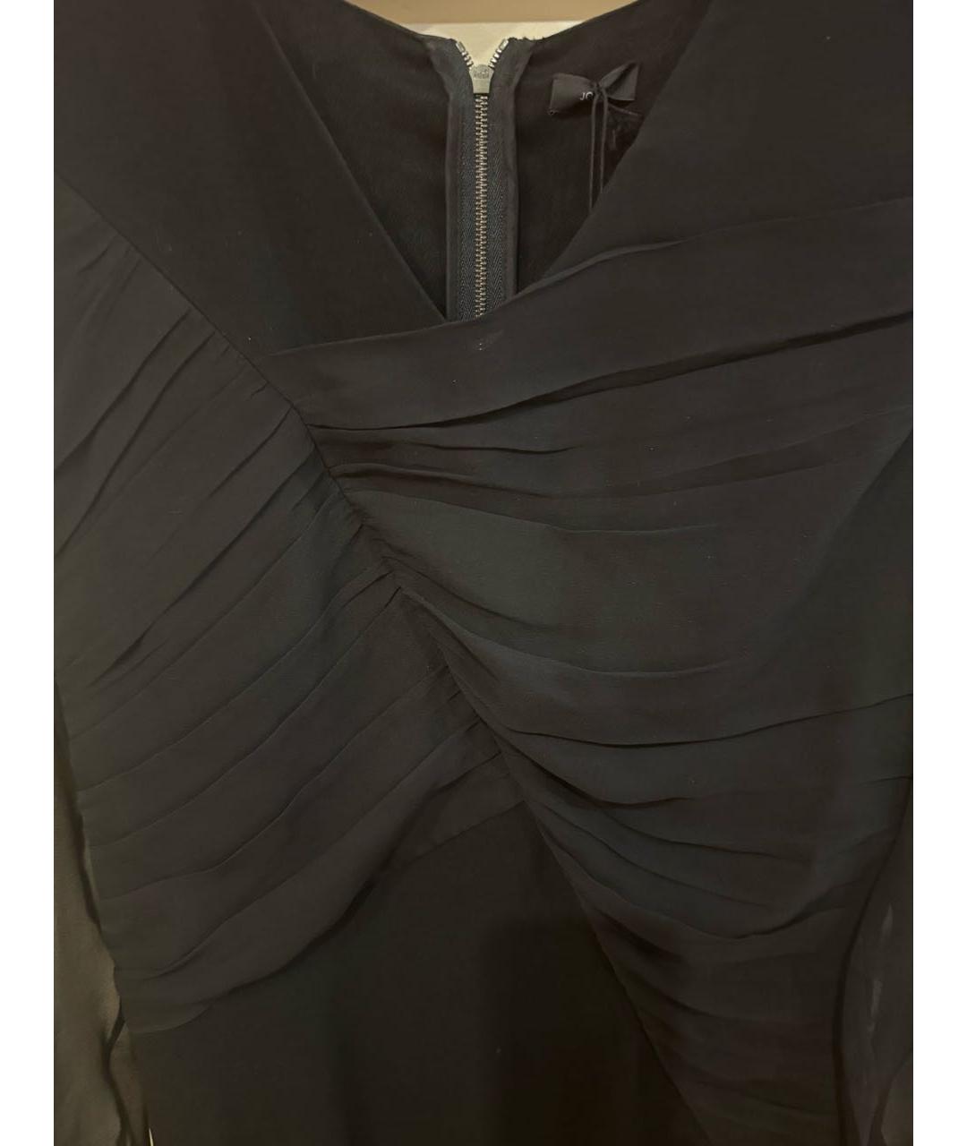 JOSEPH Черное ацетатное платье, фото 8