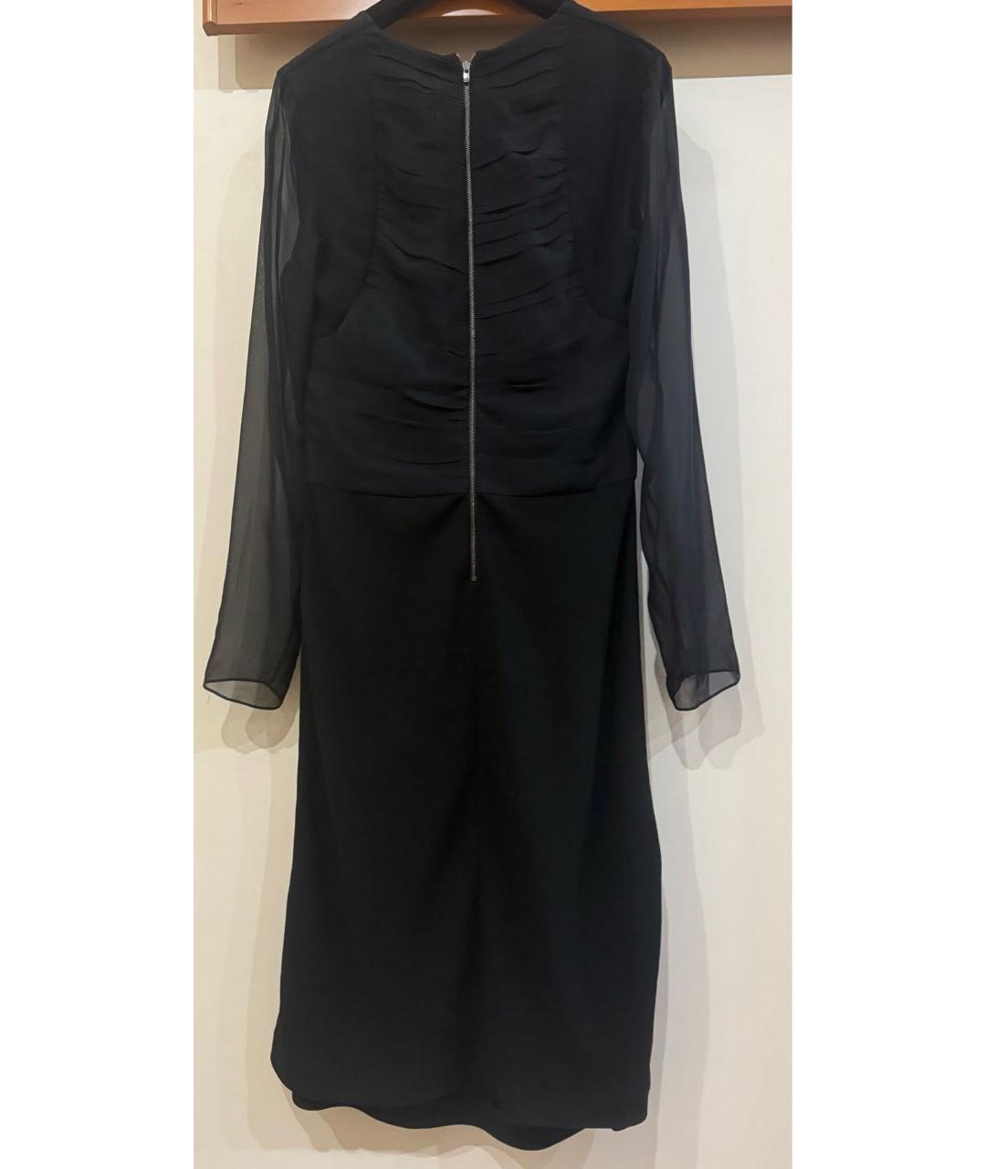 JOSEPH Черное ацетатное платье, фото 2
