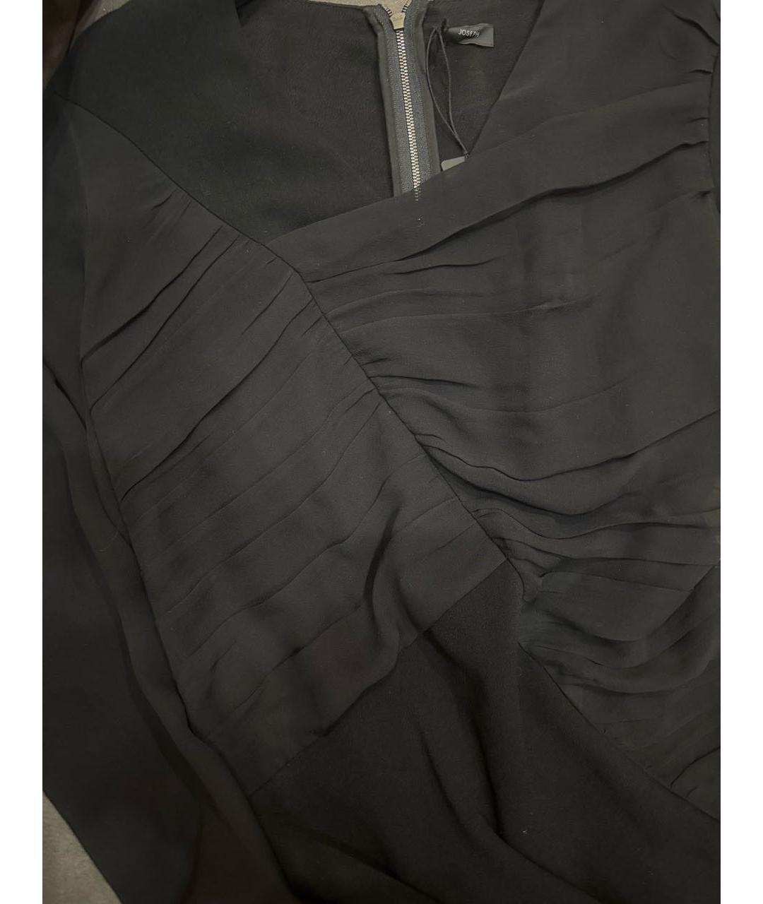 JOSEPH Черное ацетатное платье, фото 4