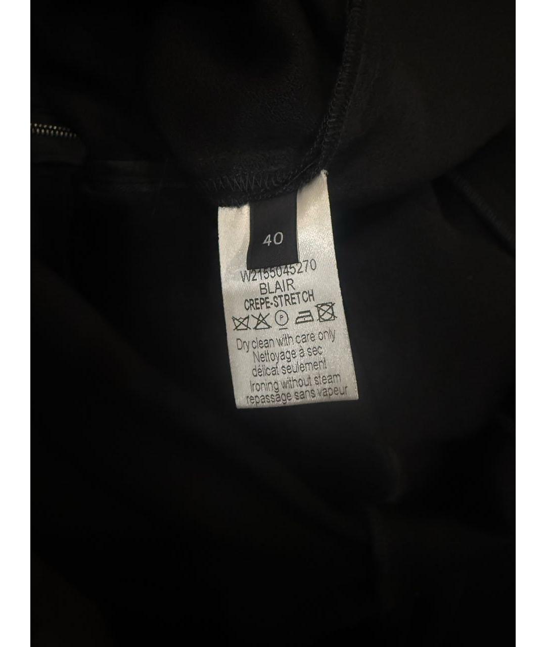 JOSEPH Черное ацетатное платье, фото 6