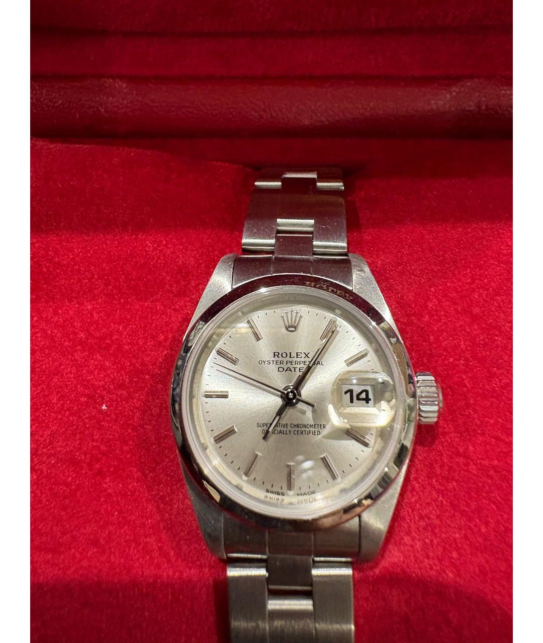 ROLEX Серебряные часы из белого золота, фото 5