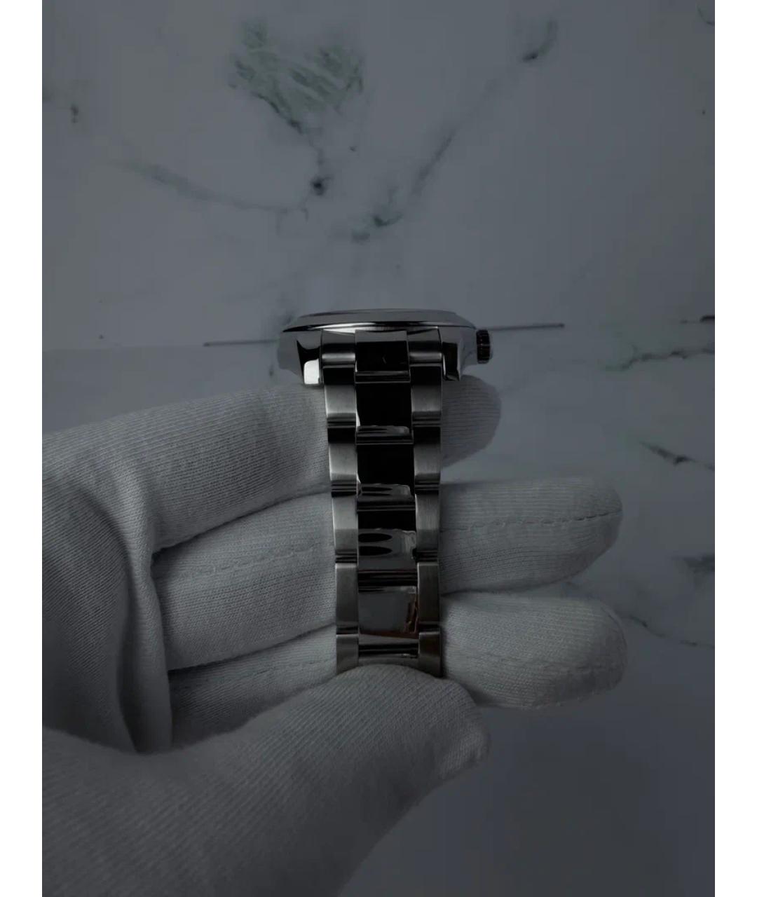 ROLEX Черные металлические часы, фото 5