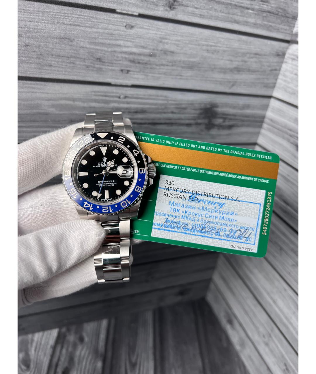 ROLEX Синие часы, фото 2