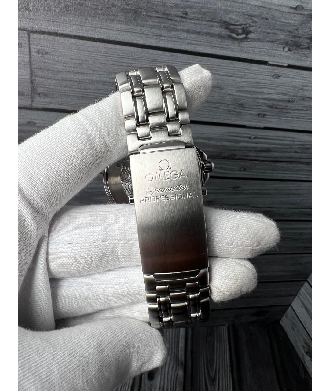 OMEGA Темно-синие часы, фото 7