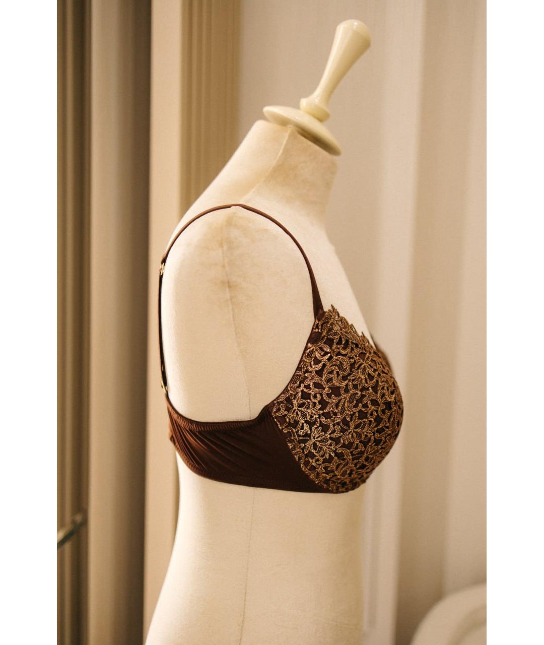 LA PERLA Коричневый бюстгалтеры, фото 5
