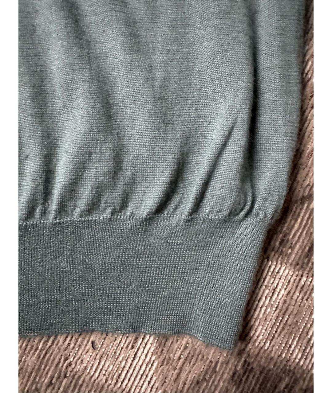 BRUNELLO CUCINELLI Салатовый кашемировый джемпер / свитер, фото 8