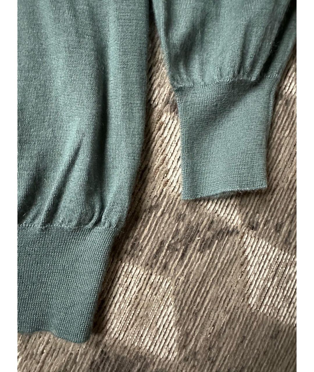 BRUNELLO CUCINELLI Салатовый кашемировый джемпер / свитер, фото 7