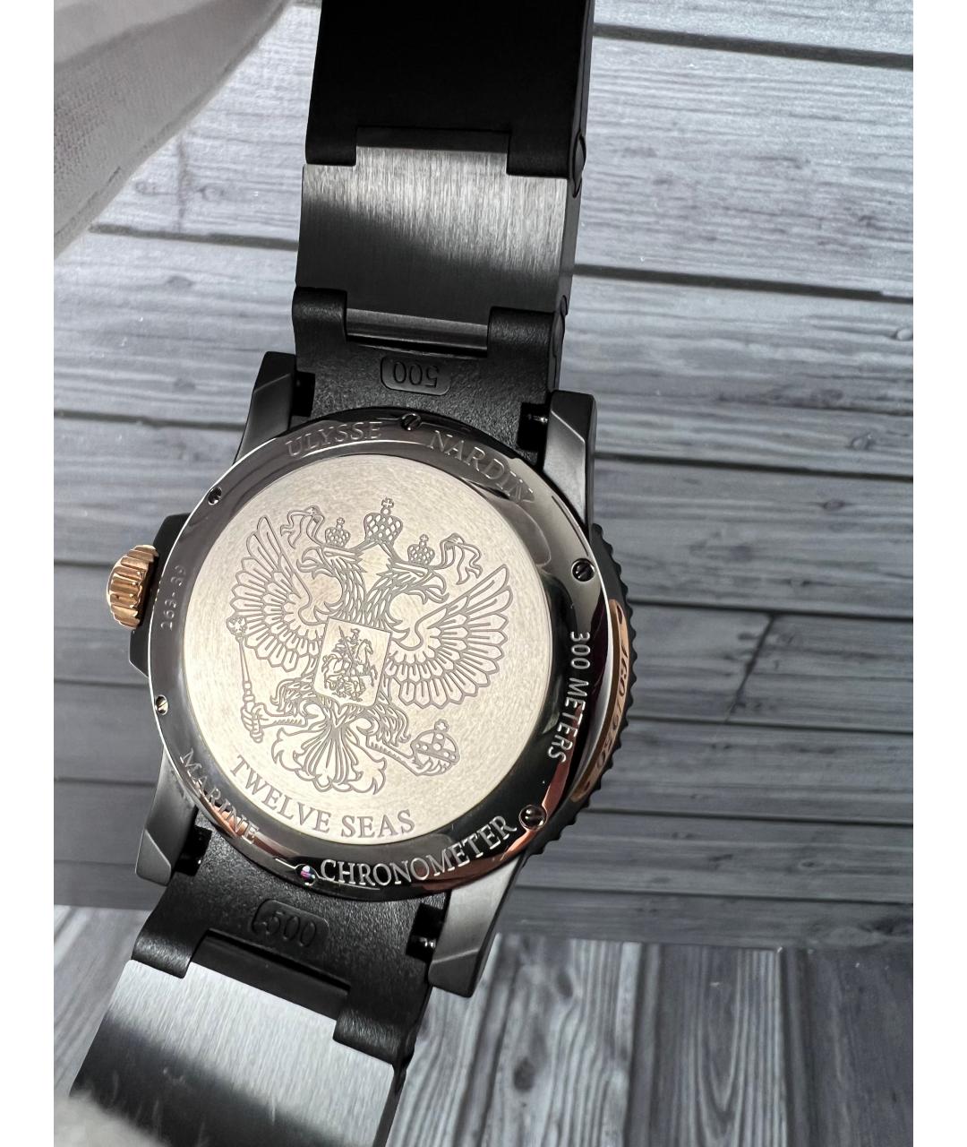 Ulysse Nardin Черные часы, фото 9