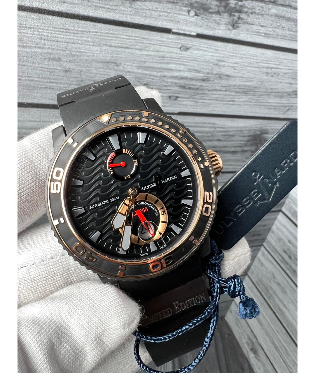 Ulysse Nardin Черные часы, фото 4