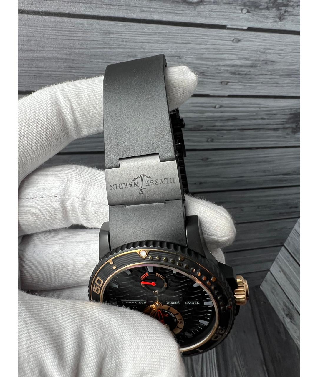 Ulysse Nardin Черные часы, фото 8