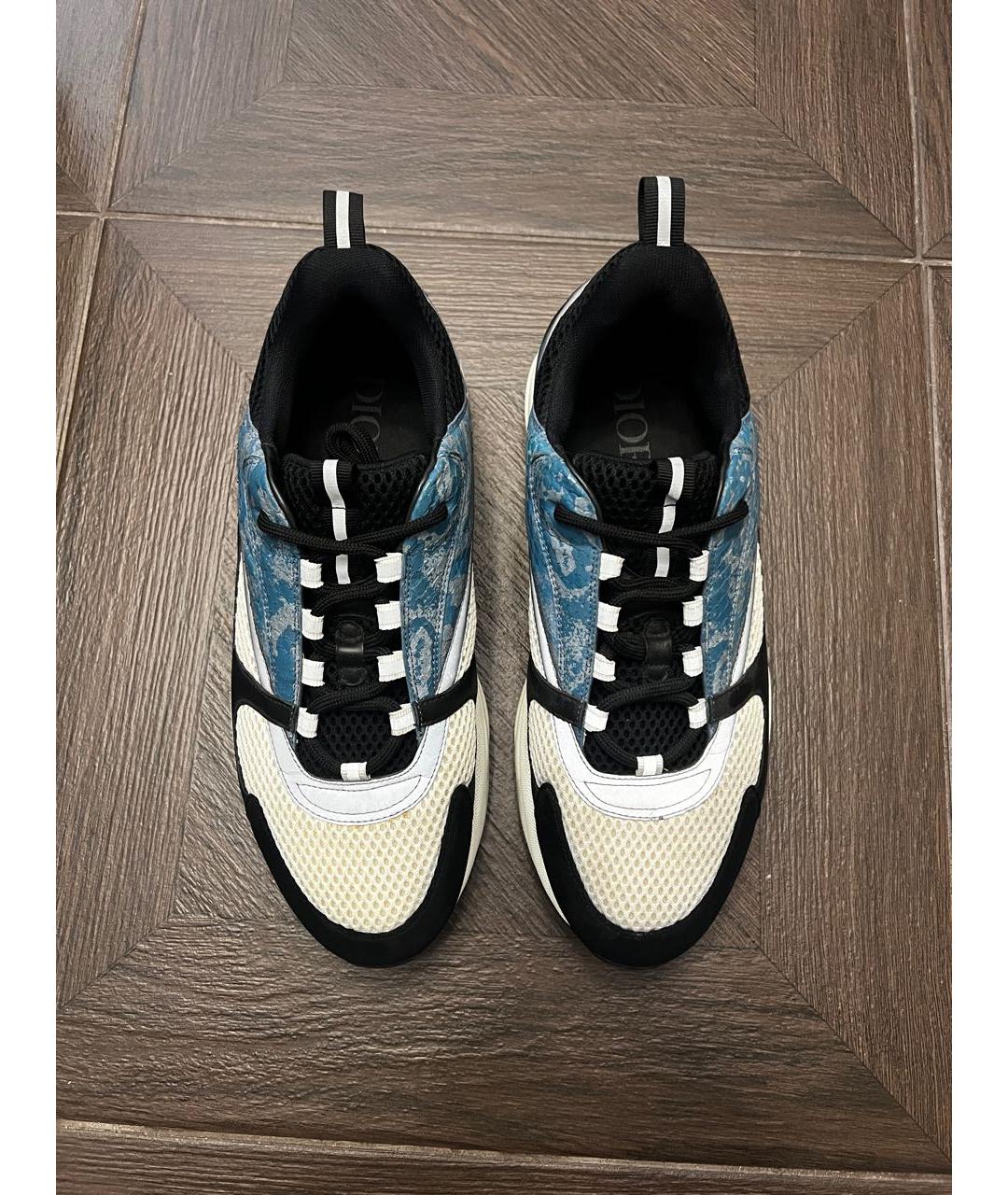 CHRISTIAN DIOR Мульти текстильные низкие кроссовки / кеды, фото 3