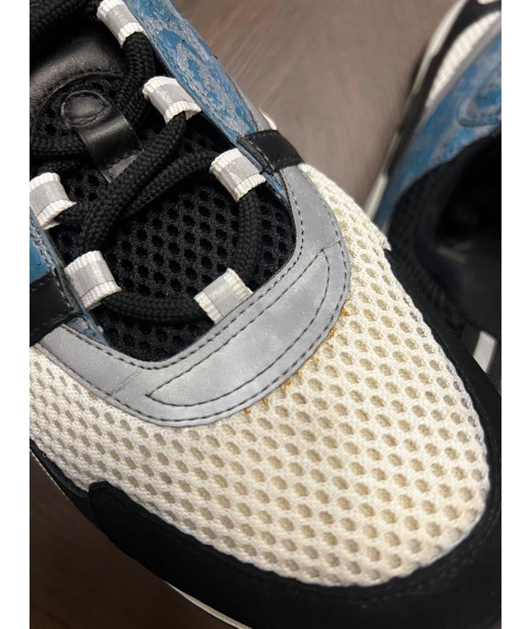CHRISTIAN DIOR Мульти текстильные низкие кроссовки / кеды, фото 8