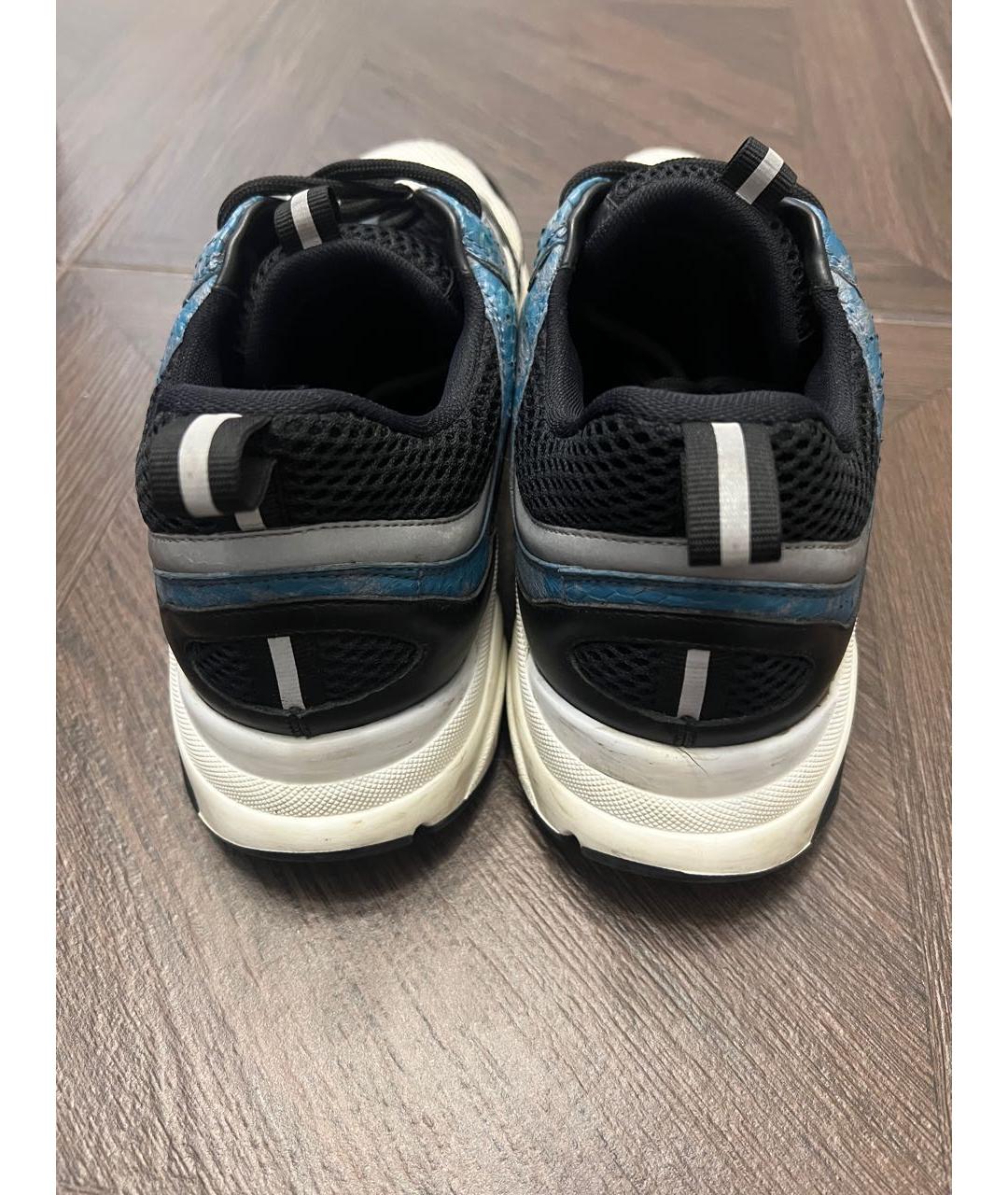 CHRISTIAN DIOR Мульти текстильные низкие кроссовки / кеды, фото 4