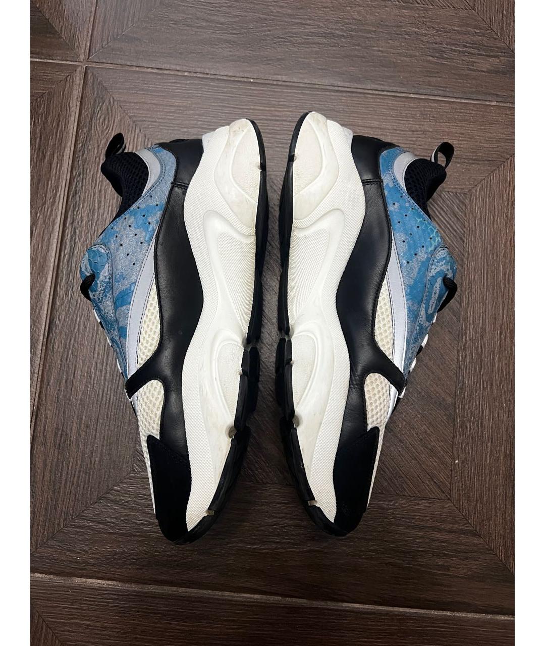 CHRISTIAN DIOR Мульти текстильные низкие кроссовки / кеды, фото 2