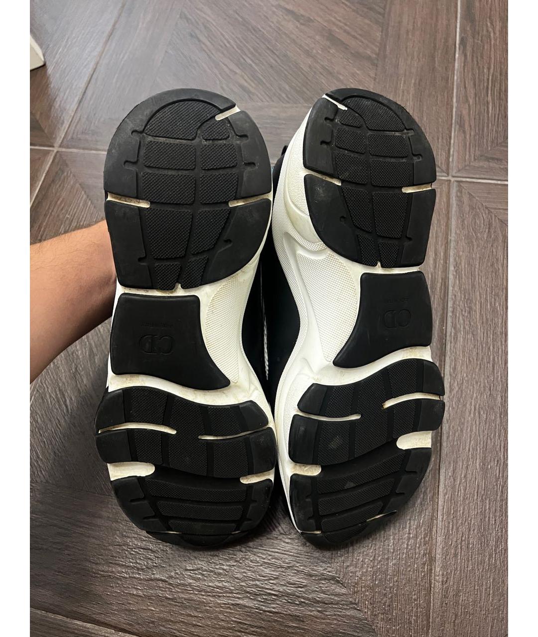 CHRISTIAN DIOR Мульти текстильные низкие кроссовки / кеды, фото 5